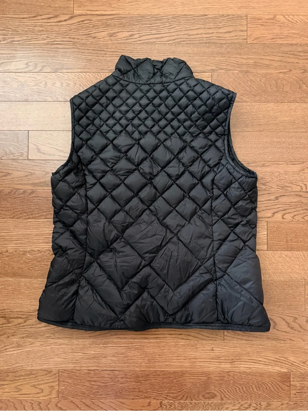 Michael Kors Black Quilted Puffer Vest with Gold Hardware